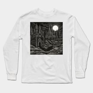 Folk Art Fairytale Castle Long Sleeve T-Shirt